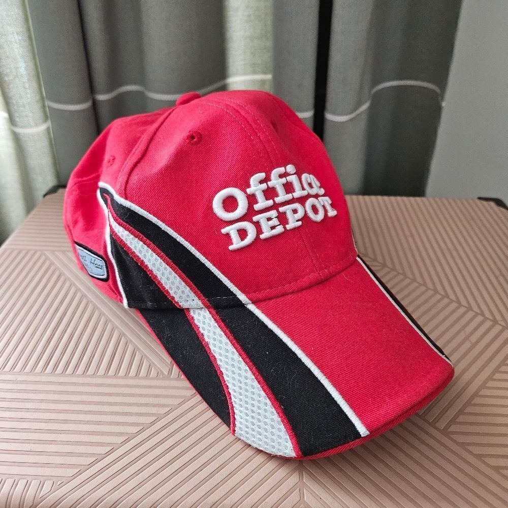 Nascar Office Depot Baseball Hat Red Chase Authentics Racing 14 Tony Stewart